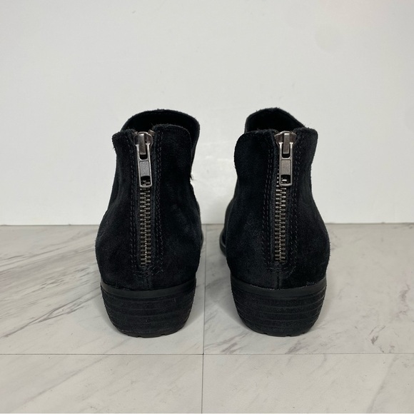 Born Beth Black Distressed Suede Bootie 9 1/2 M - Picture 3 of 15